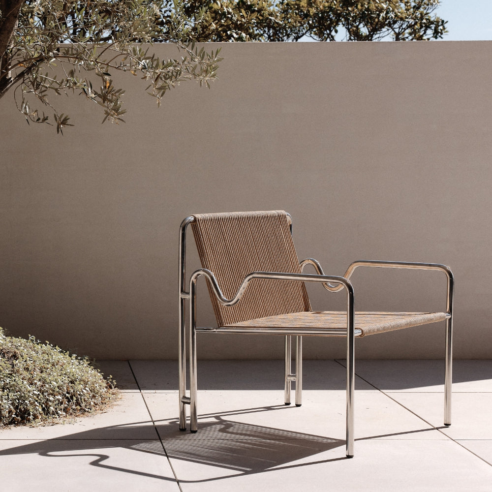 Caspian Outdoor Armchair | Chrome