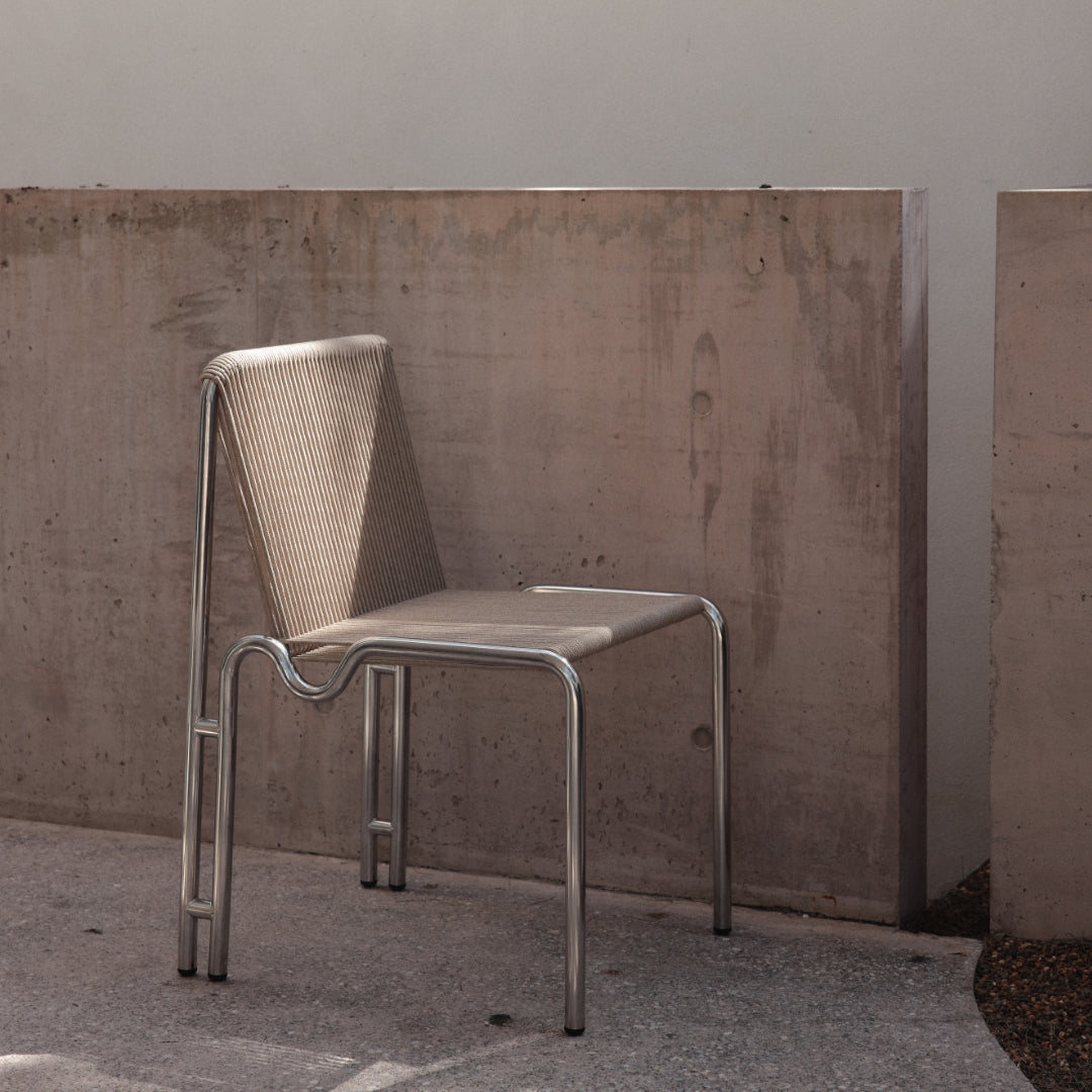 Caspian Outdoor Dining Chair | Chrome - image 5