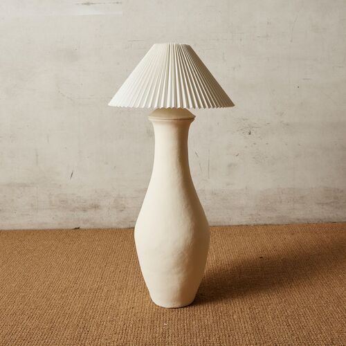 Alice Lamp Modern Ceramic White, White Plaster Table Lamps Taiwan