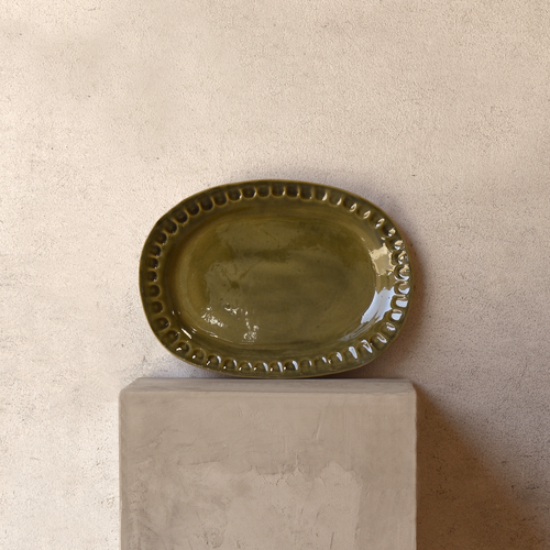 SOF | Press Platter Oval | Deep Green