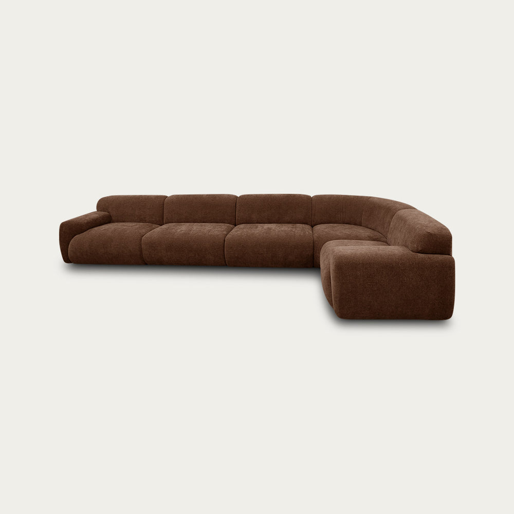 Iggy Modular Sofa | 5 Piece | Bark