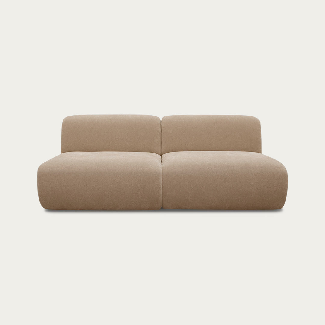 Iggy Modular Sofa | 2 Piece Armless | Ecru - image 1