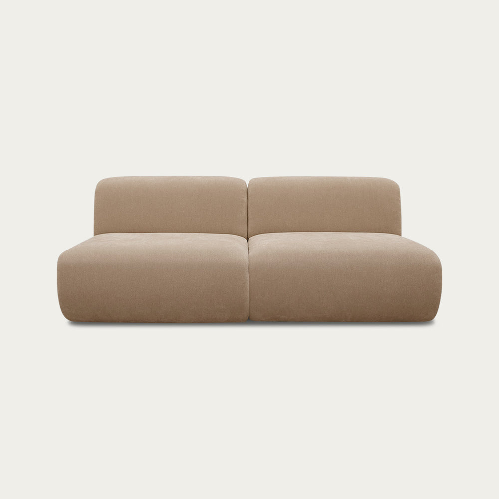 Iggy Modular Sofa | 2 Piece Armless | Ecru