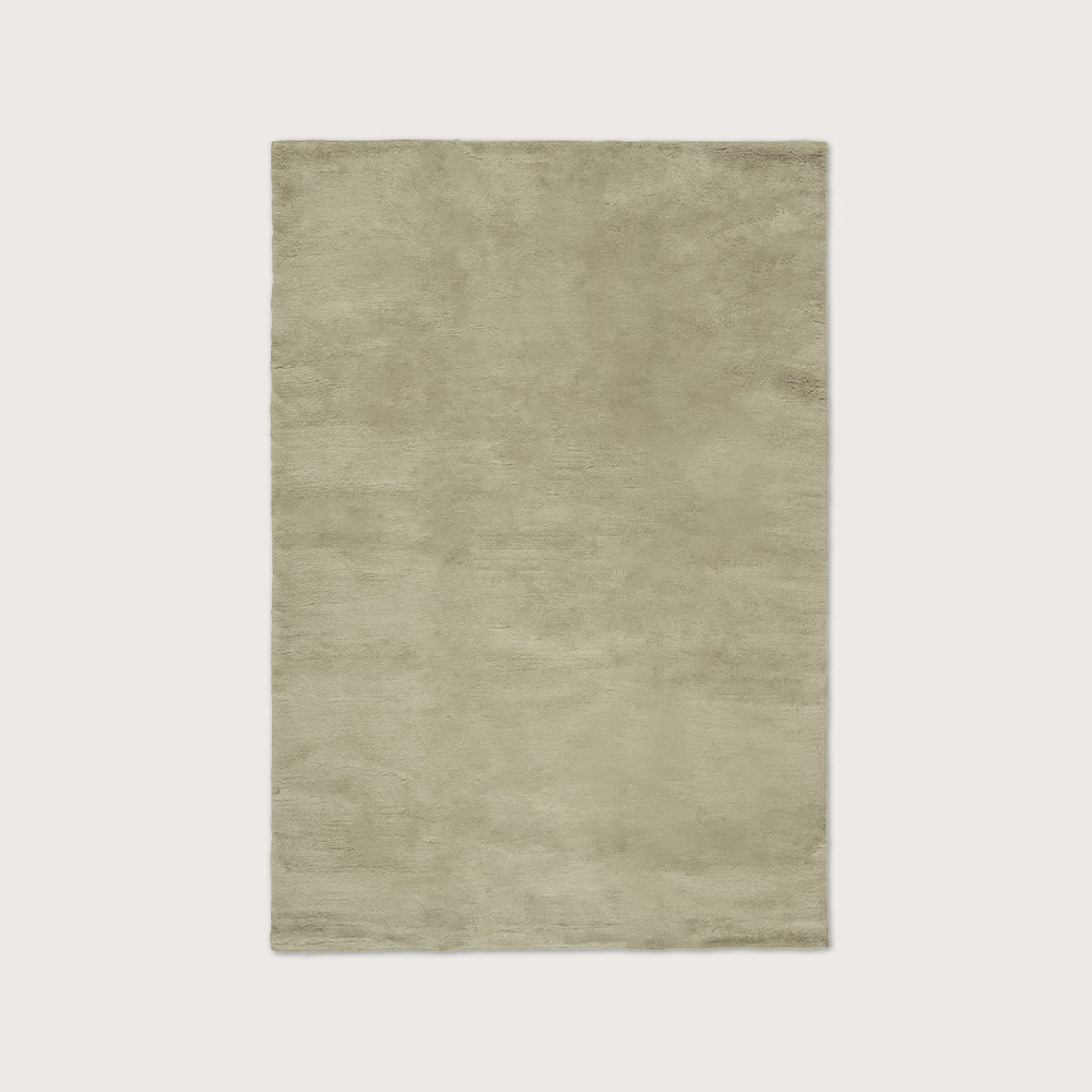 Nelson Sage Washable Wool Fine Cut Pile Rug