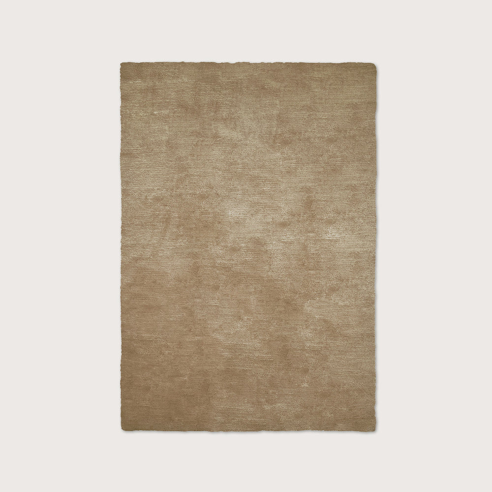 Otago Taupe Washable Wool Berber Rug
