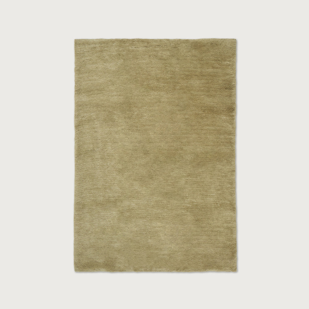 Waikato Sage Washable Wool Abrash Dyed Rug