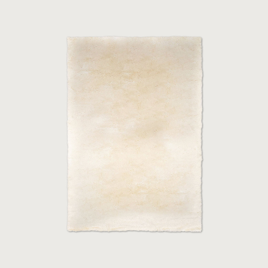 Mackenzie Cream Washable Wool Sheepskin Area Rug - image 1