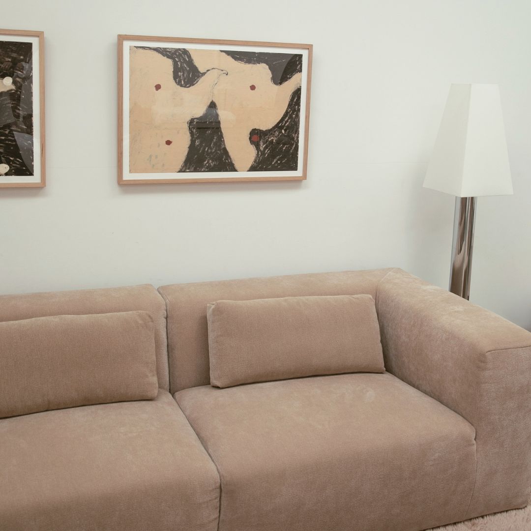 Uma Cushion | Velvet Ecru - image 3