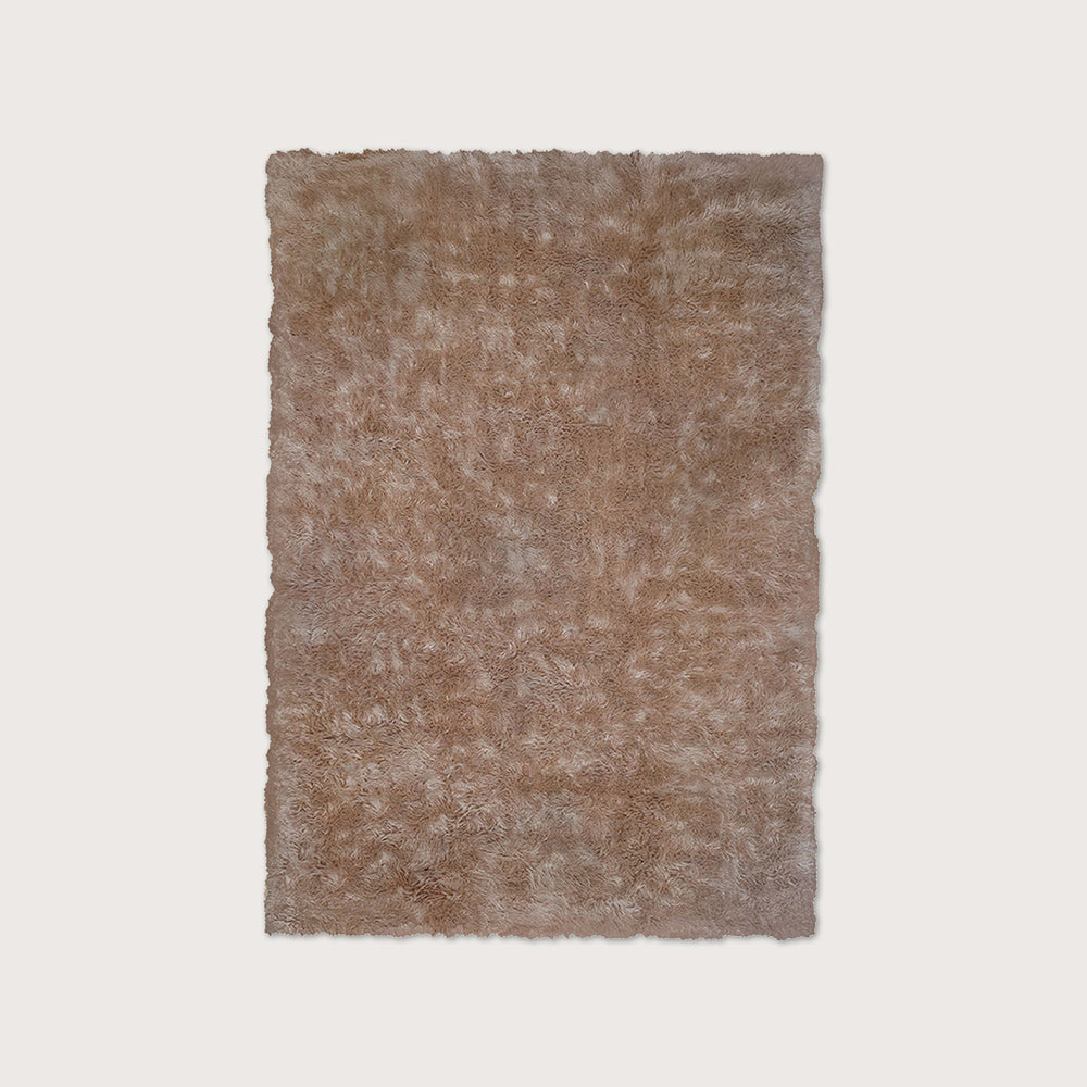 Mackenzie Dark Beige Washable Wool Sheepskin Area Rug