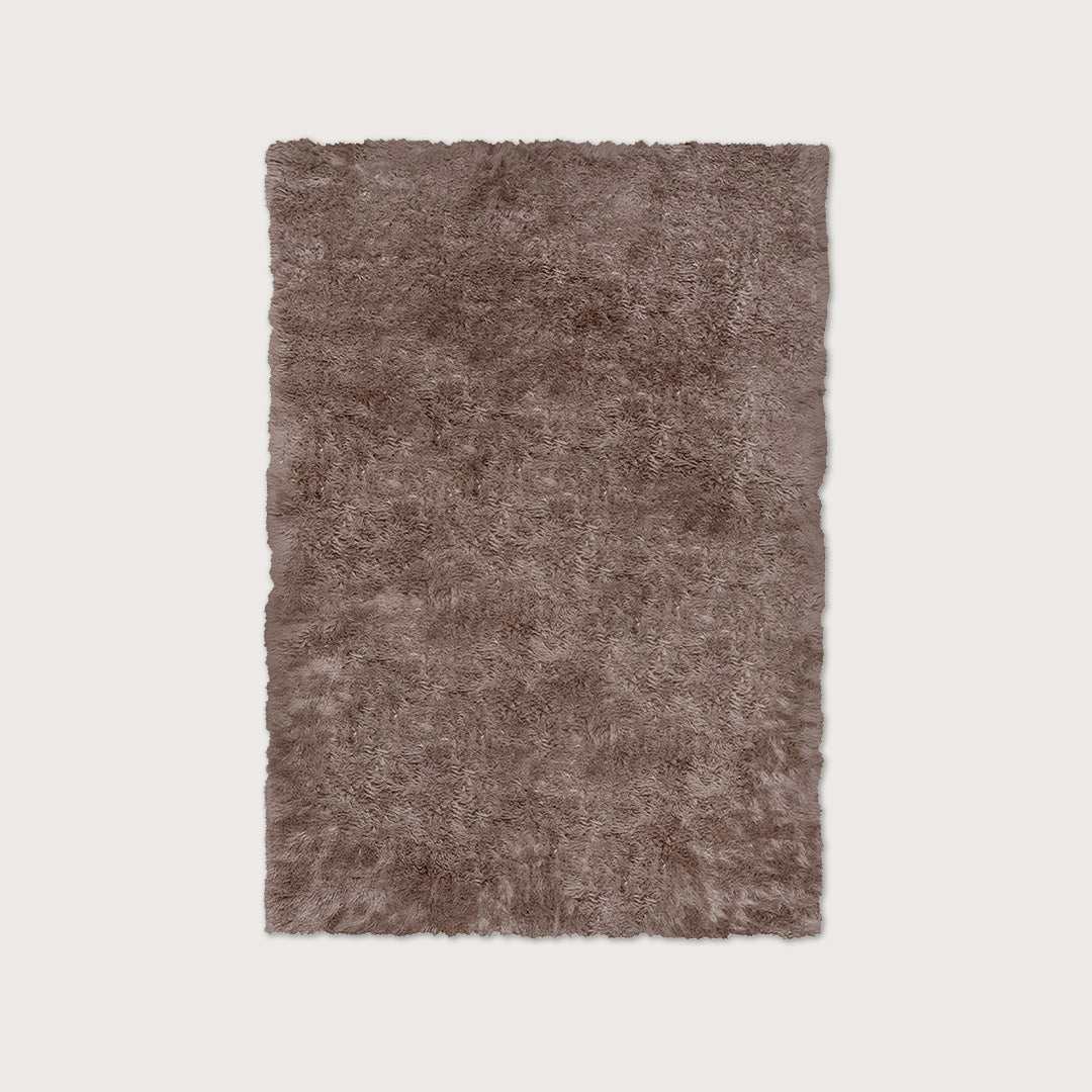 Mackenzie Mocha Washable Wool Sheepskin Area Rug - image 1