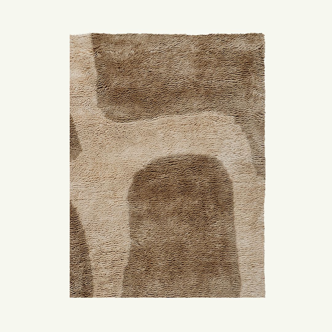 Double Awa Rug Awa Taupe New Zealand Washable Wool Rug – McMullin