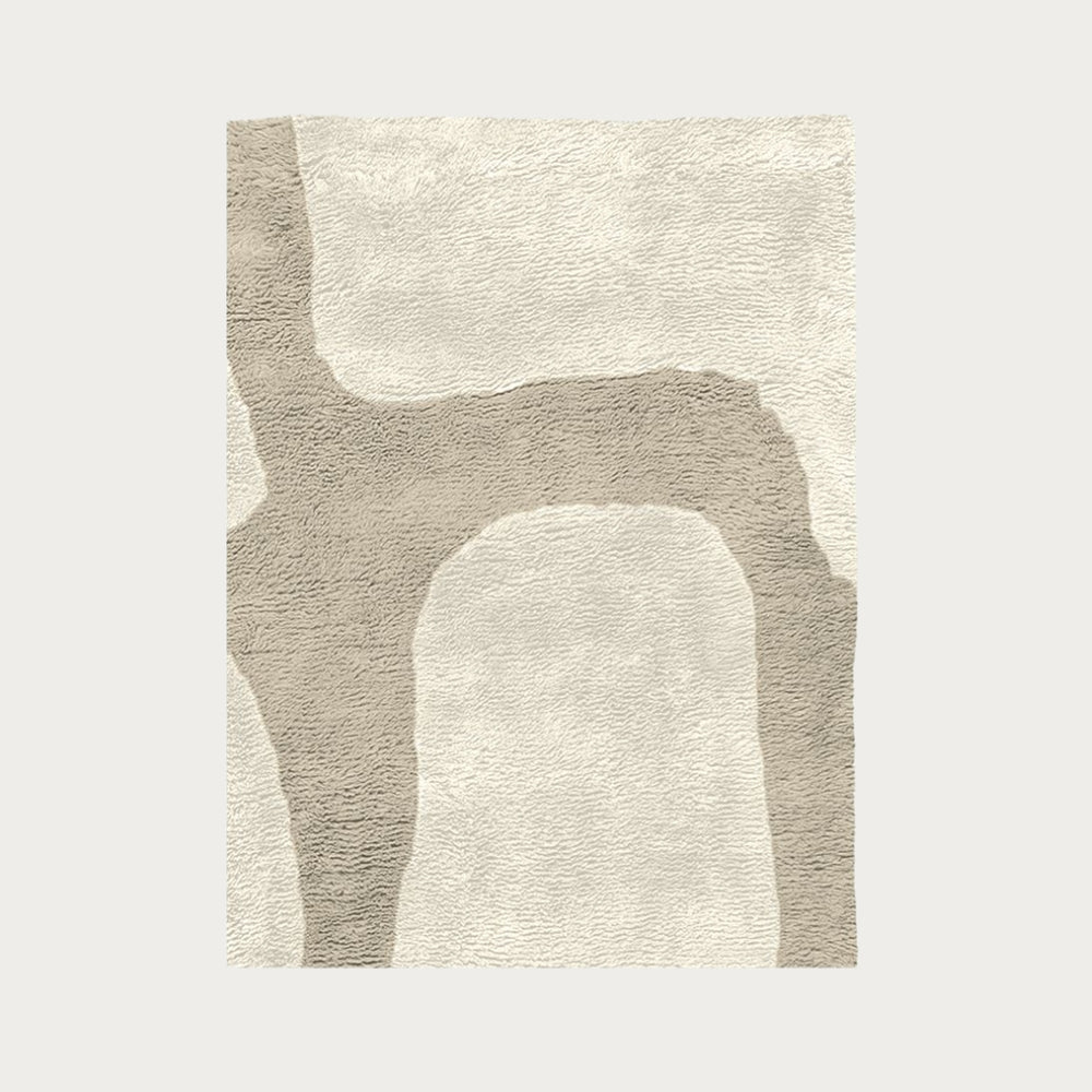 Awa Almond New Zealand Washable Wool Rug