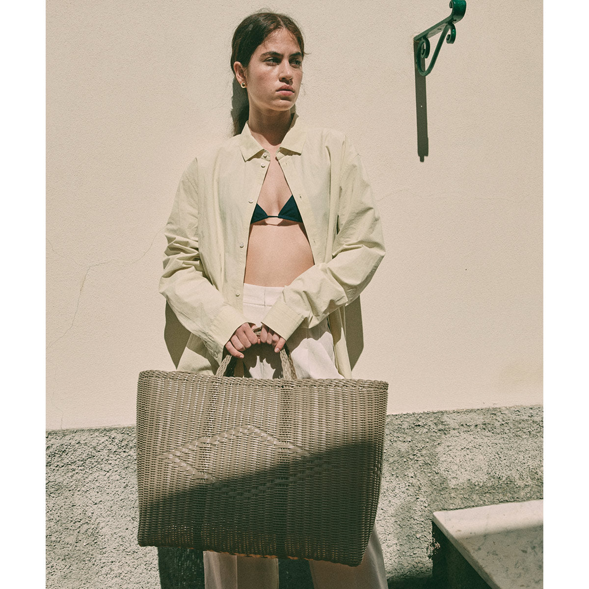 Palorosa Basket Bag | Extra Large Sand - image 5
