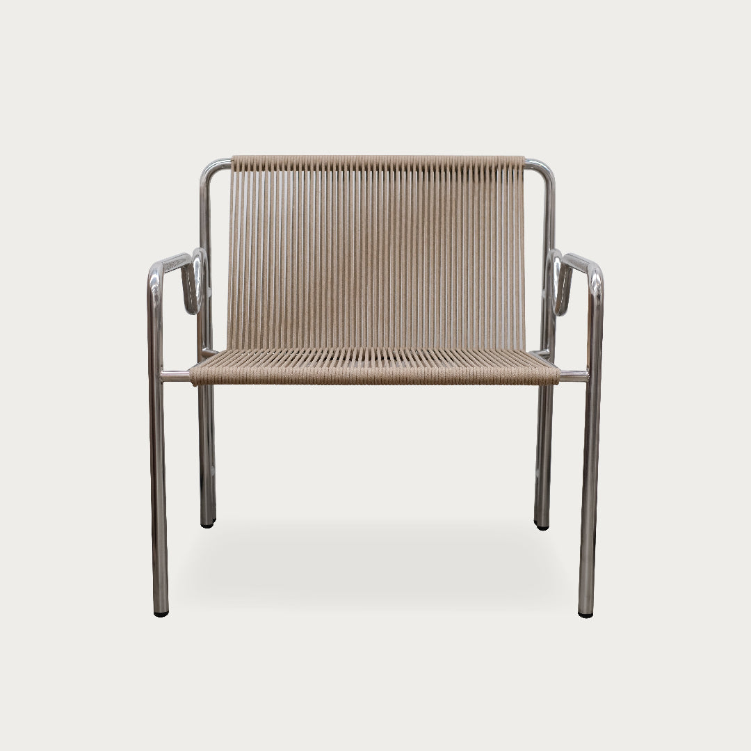 Caspian Outdoor Armchair | Chrome - image 4