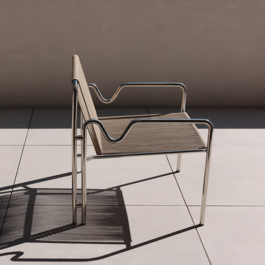 Caspian Outdoor Armchair | Chrome - image 6