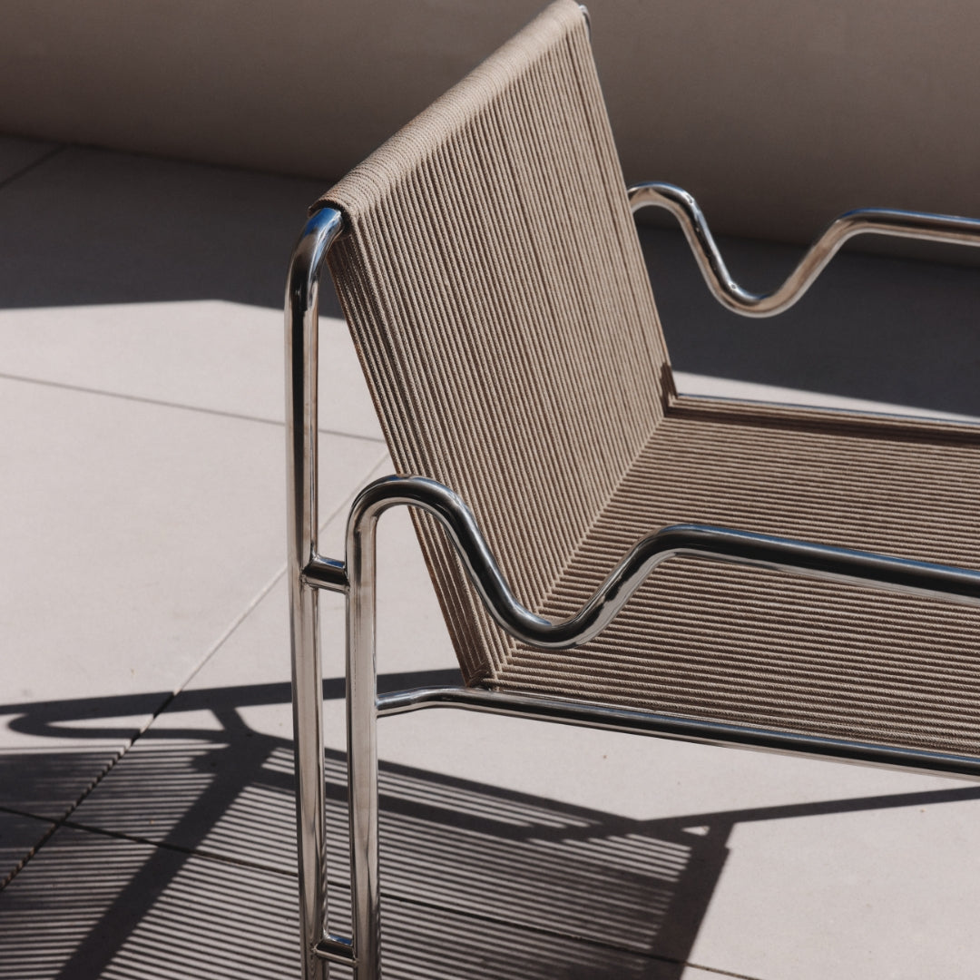 Caspian Outdoor Armchair | Chrome - image 5