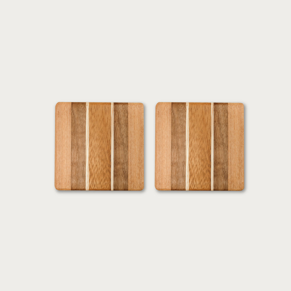 Wooden Coasters 01 | Set of 2