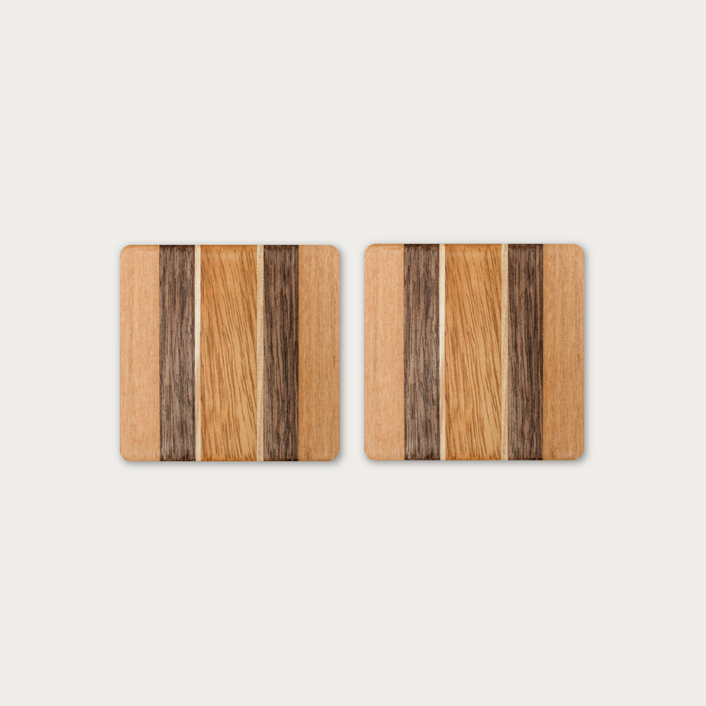 Wooden Coasters 11 | Set of 2