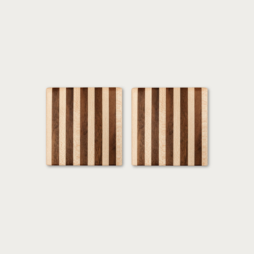 Wooden Coasters 12 | Set of 2