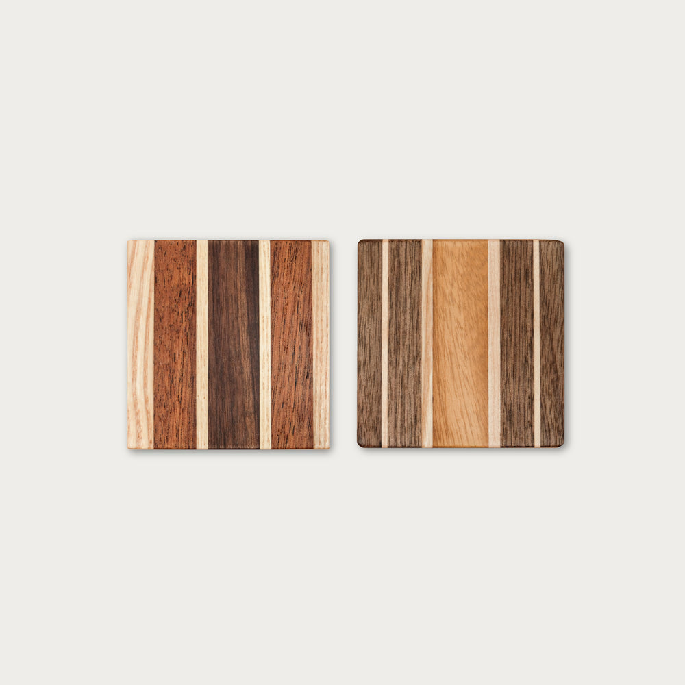 Wooden Coasters 13 | Set of 2