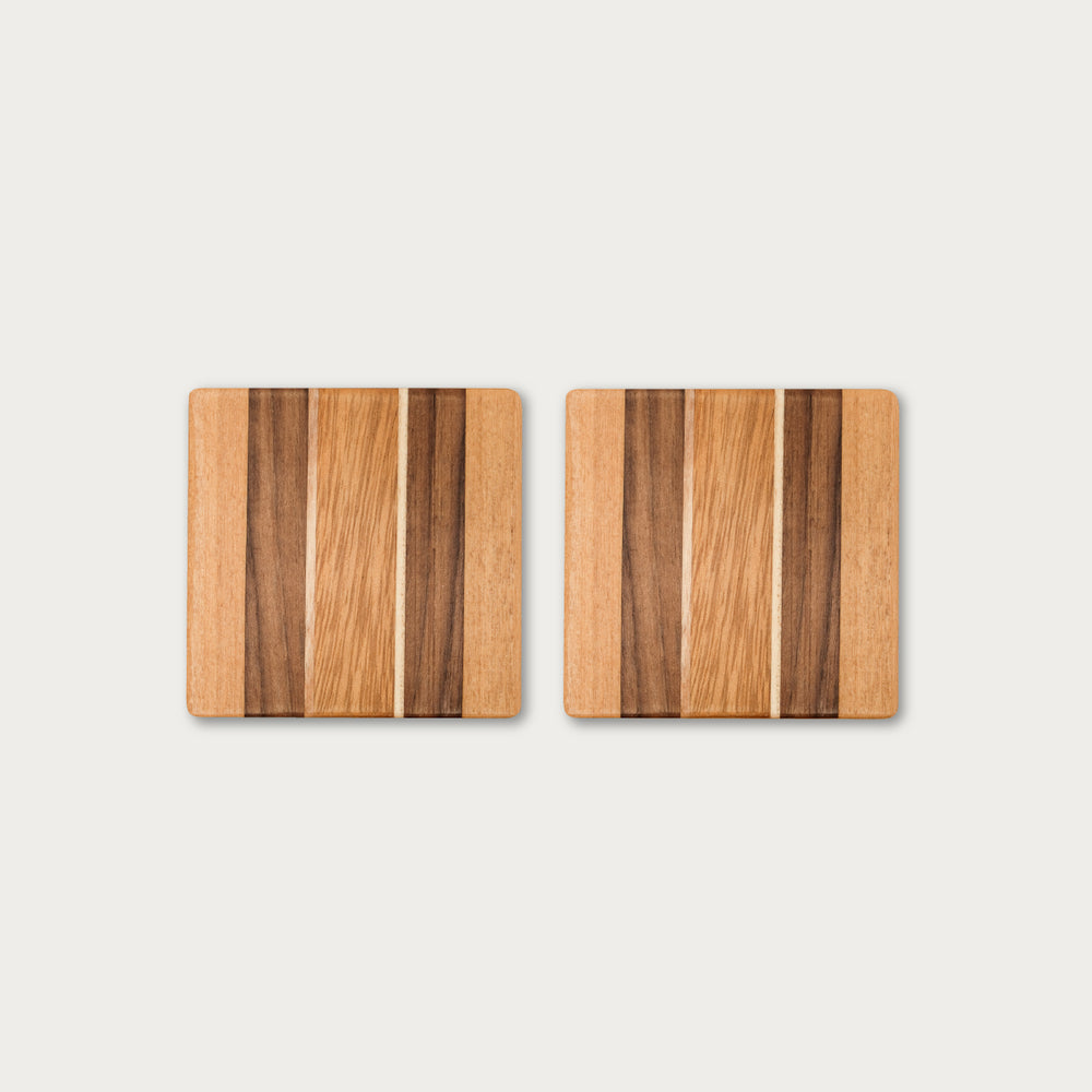 Wooden Coasters 02 | Set of 2