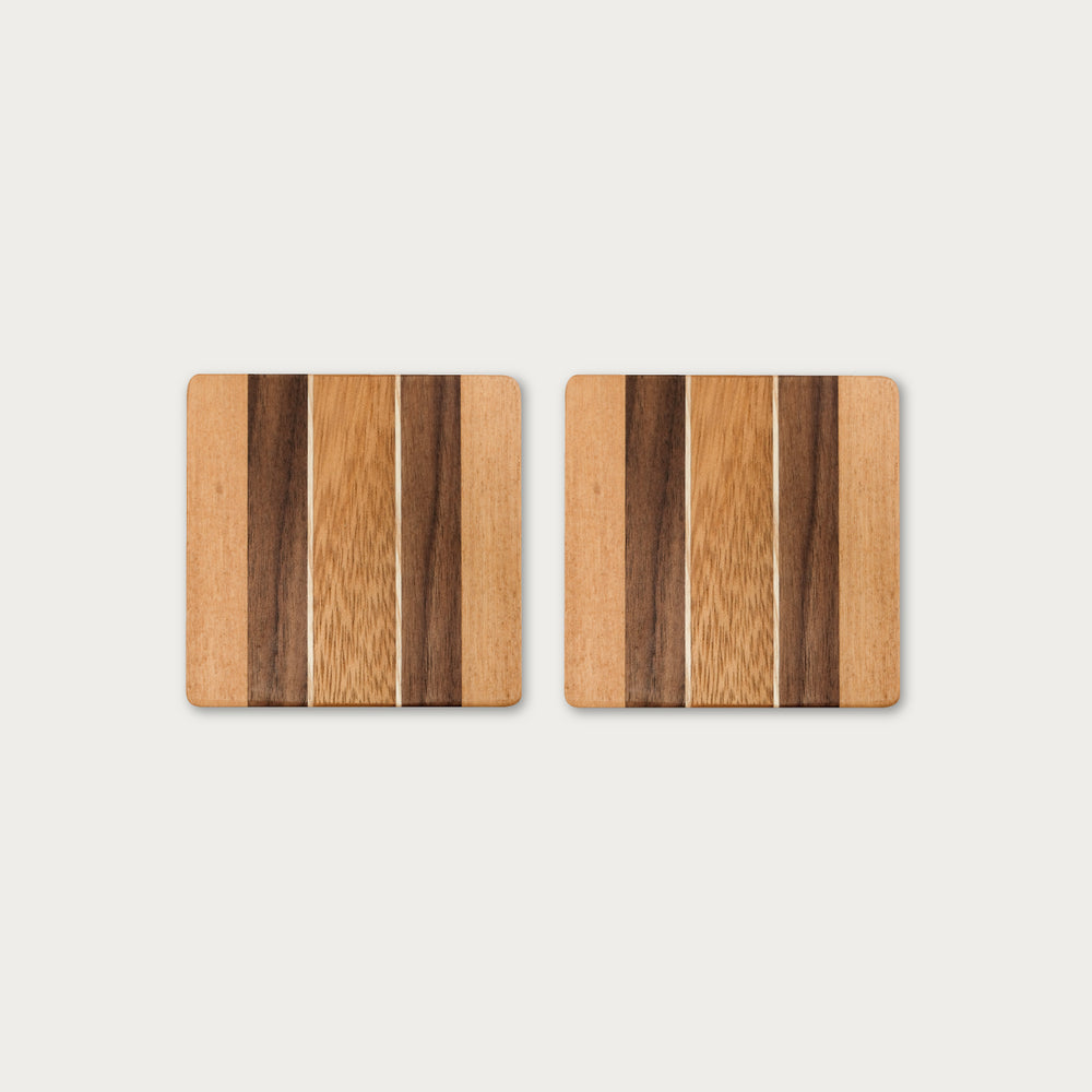 Wooden Coasters 03 | Set of 2