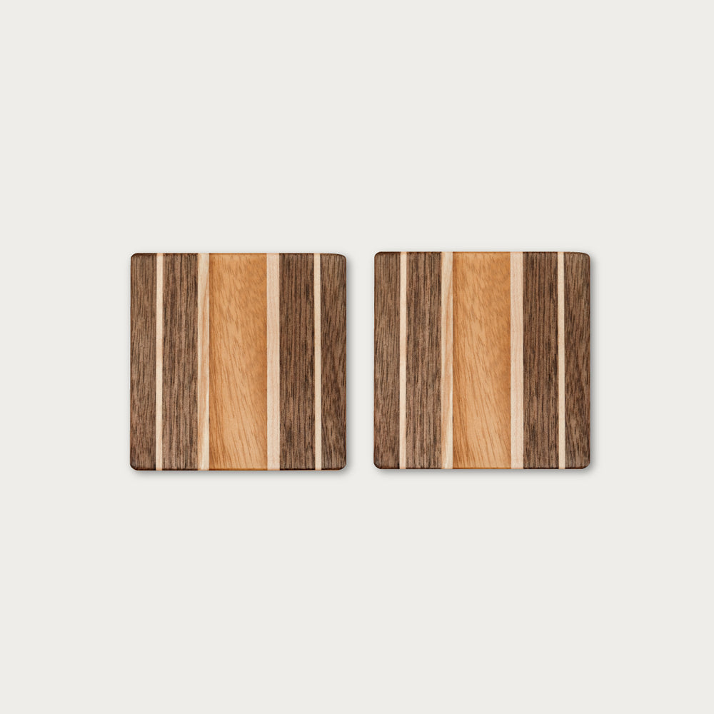Wooden Coasters 06 | Set of 2