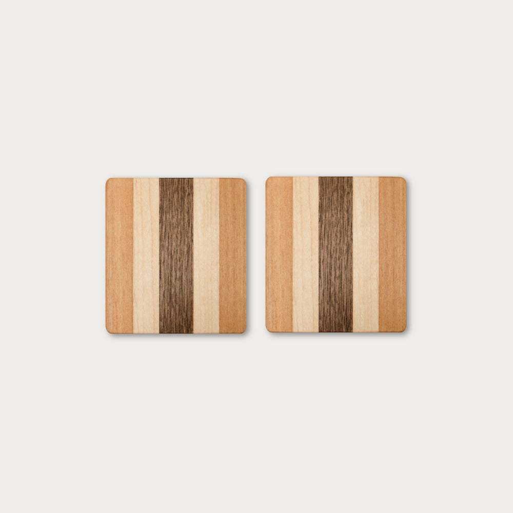 Wooden Coasters 08 | Set of 2