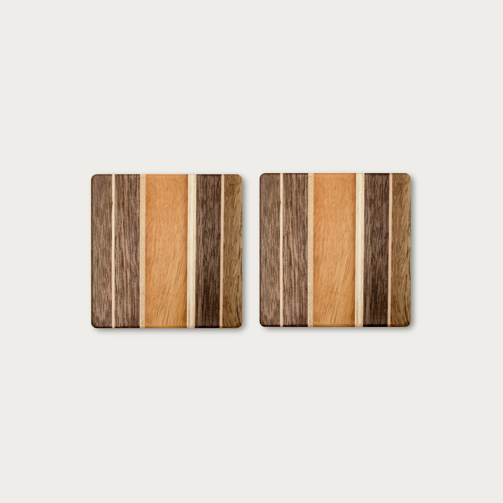 Wooden Coasters 09 | Set of 2