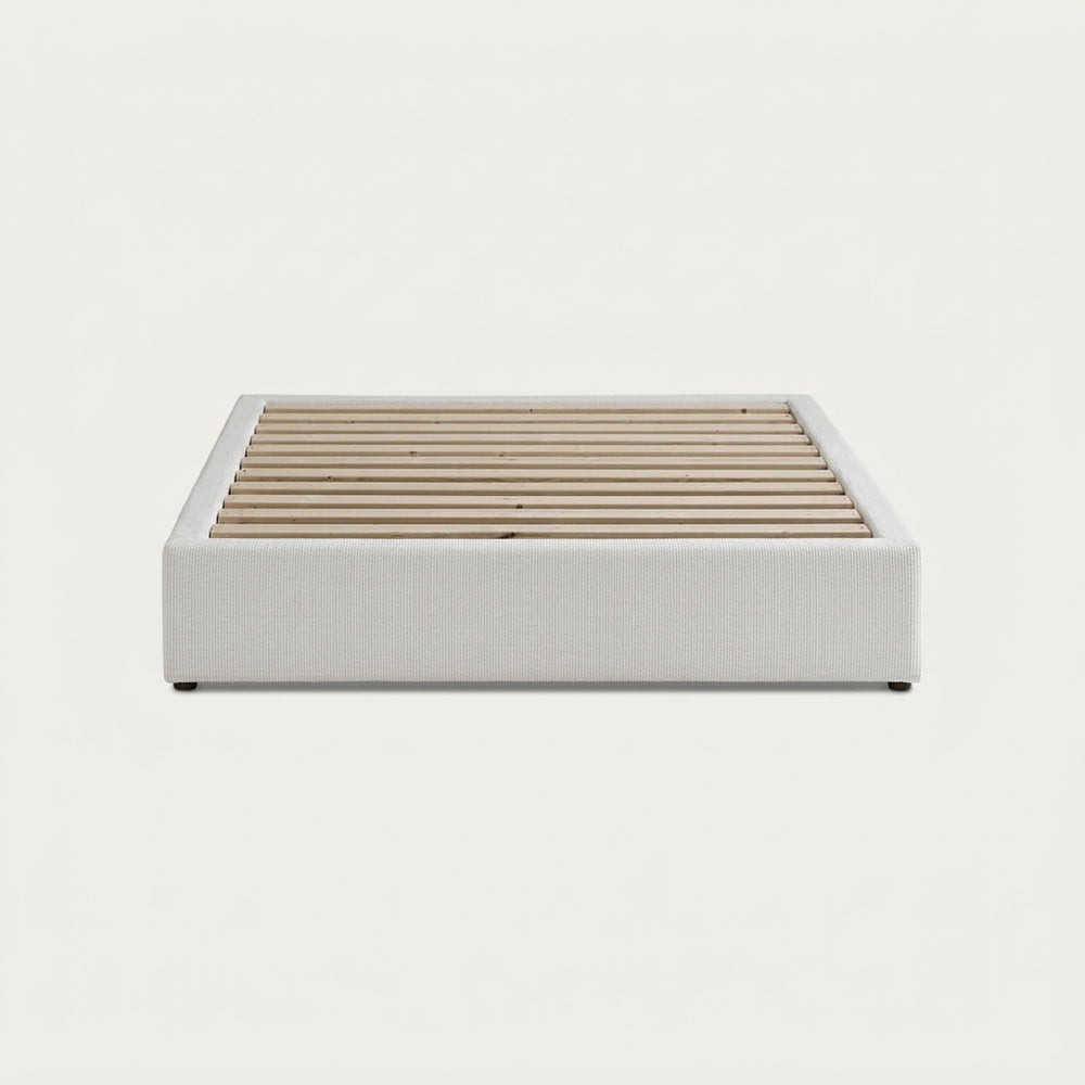 Storeroom Ellis Bed Base King | Milk