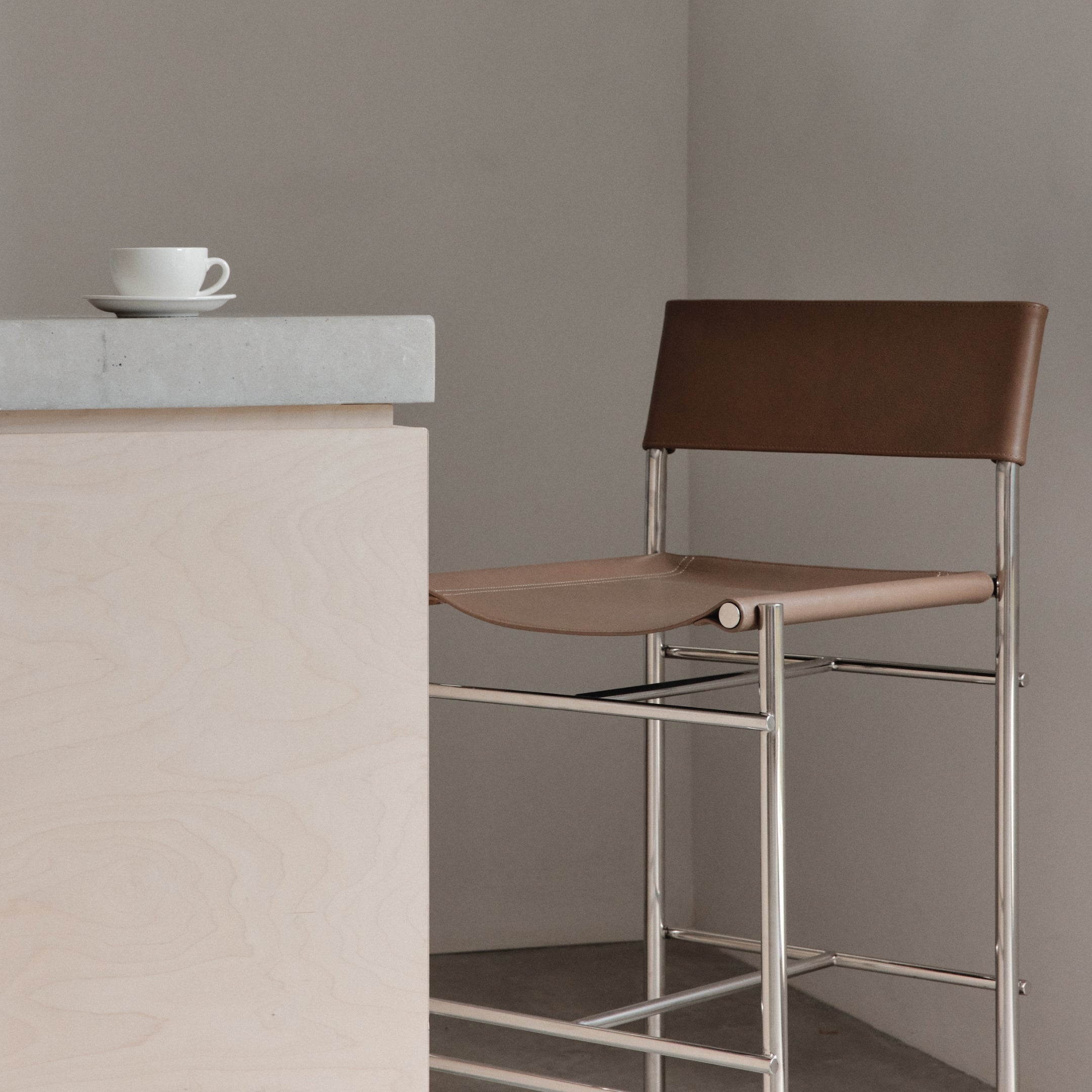 Chester Bar Stool | Taupe - image 2