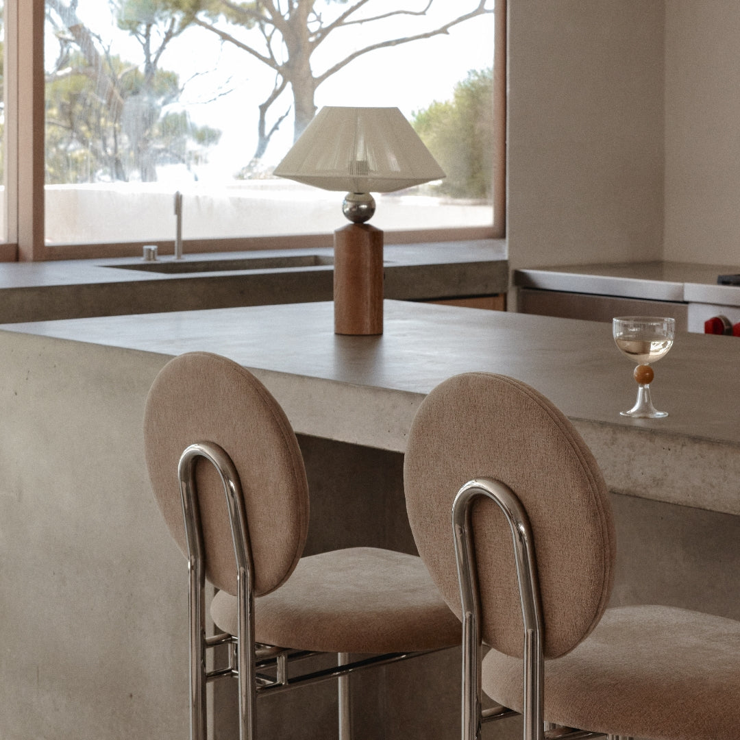 Henrietta Bar Stool Chair | Ecru - image 6