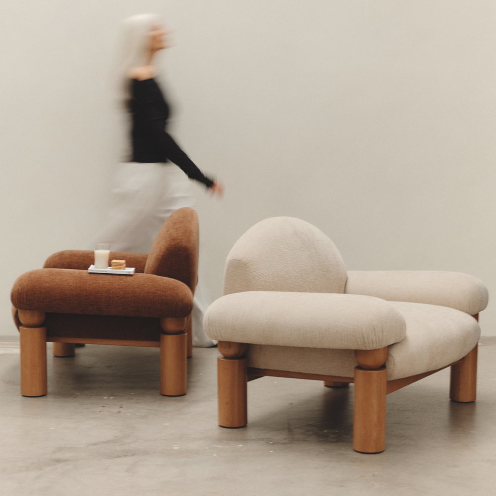 Hugo Armchair | Stone