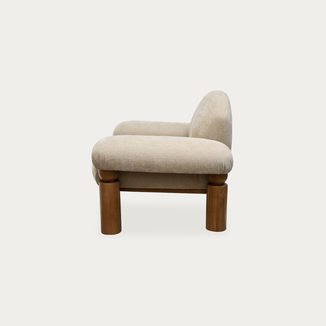 Hugo Armchair | Stone - image 3