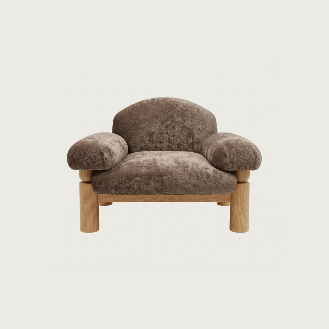 Hugo Armchair | Umber - image 1
