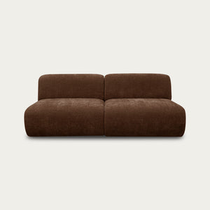 Iggy Modular Sofa | 2 Piece Armless | Bark