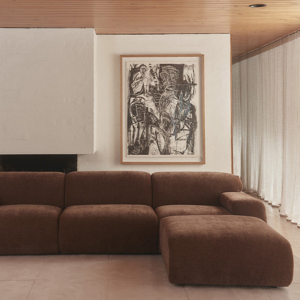 Iggy Modular Sofa | 2 Piece | Bark