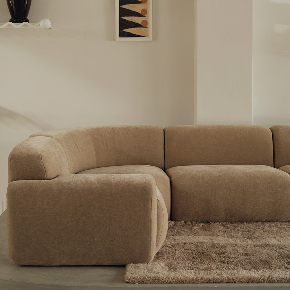Iggy Modular Sofa | 2 Piece | Ecru