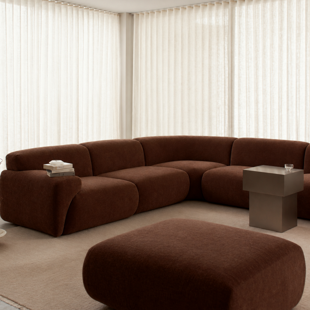 Iggy Modular Sofa | 5 Piece | Bark