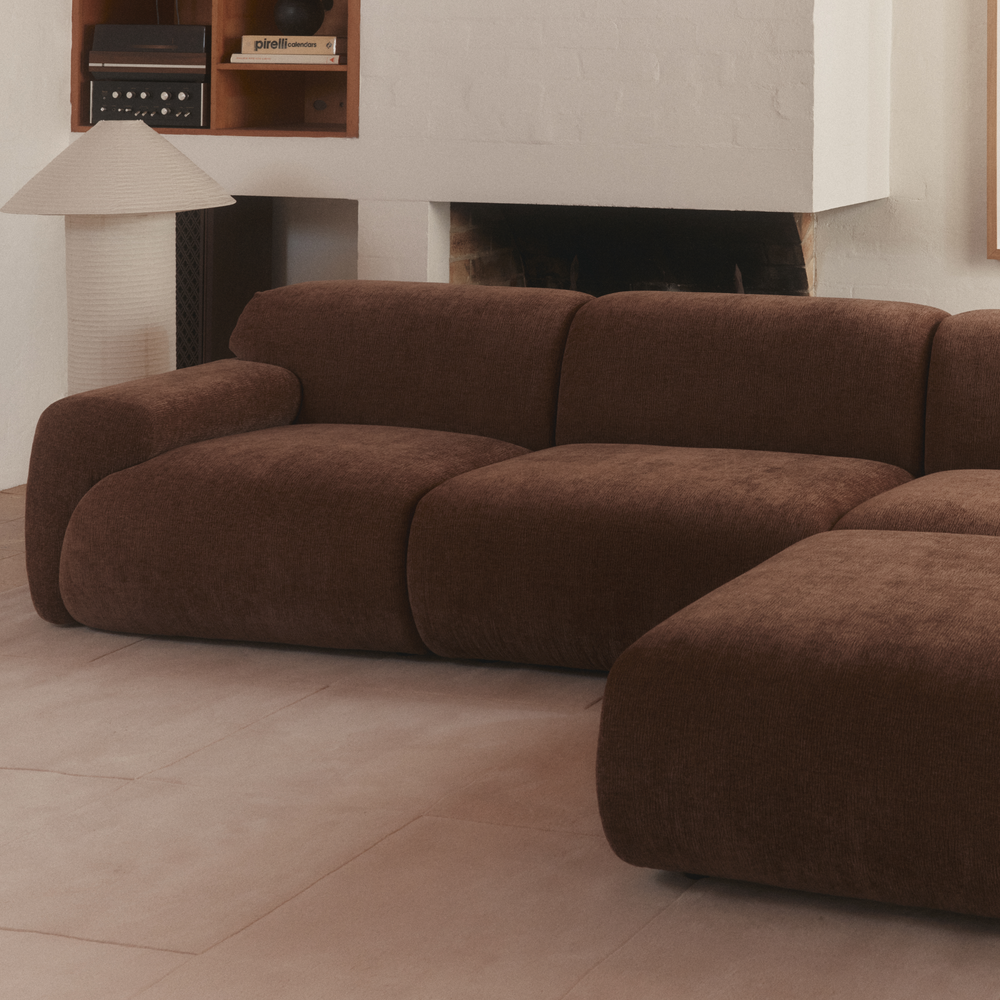 Iggy Modular Sofa | 3 Piece | Bark