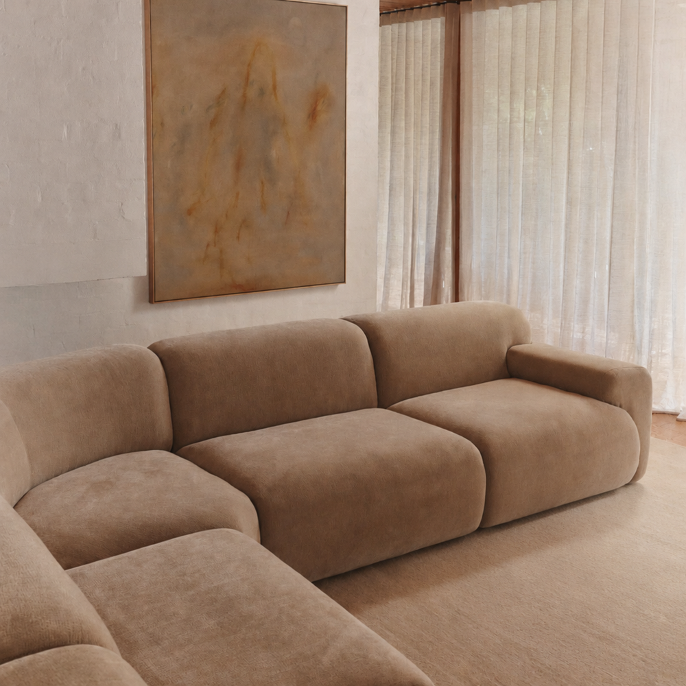 Iggy Modular Sofa | 4 Piece | Ecru