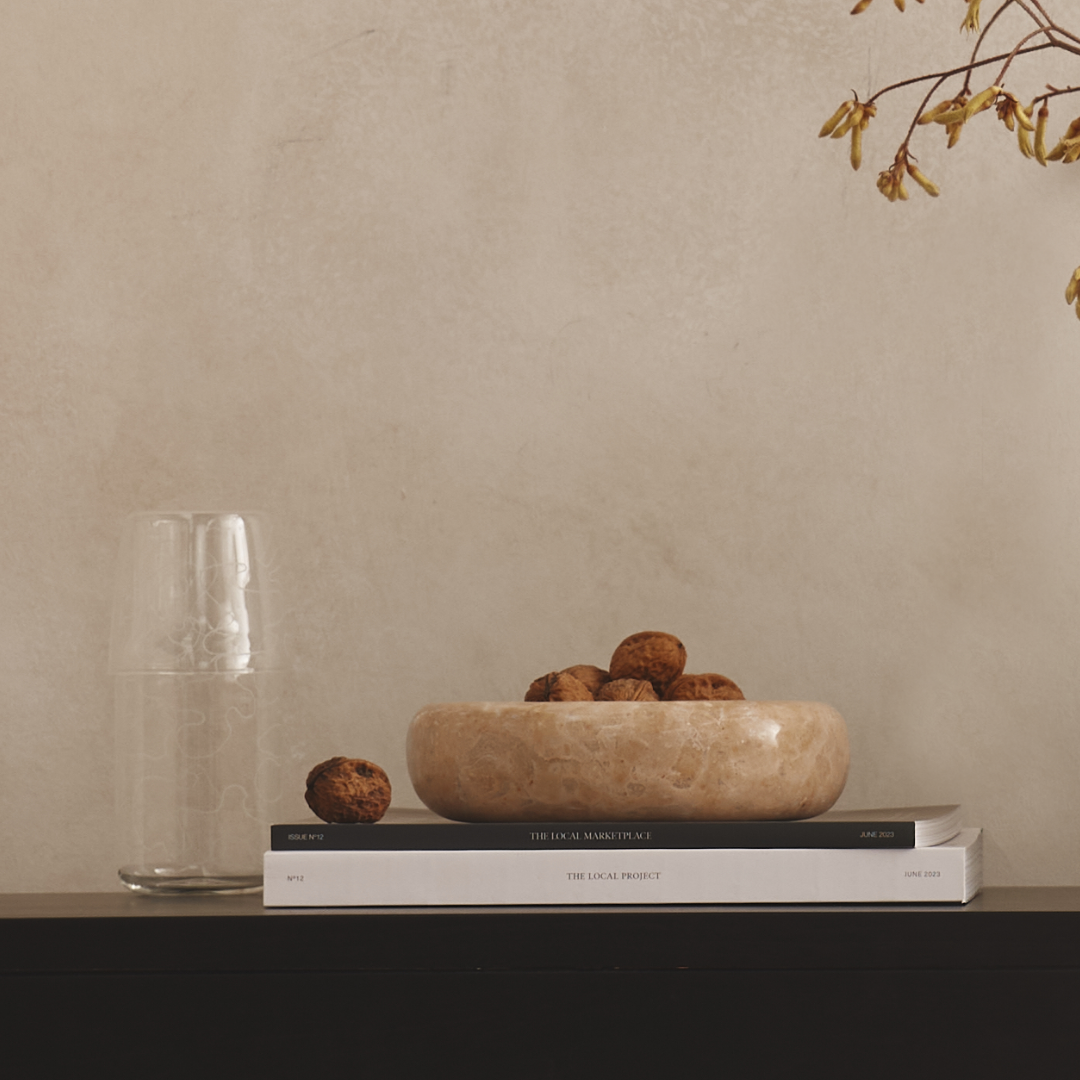Wilma Marble Tray | Sepia - image 2