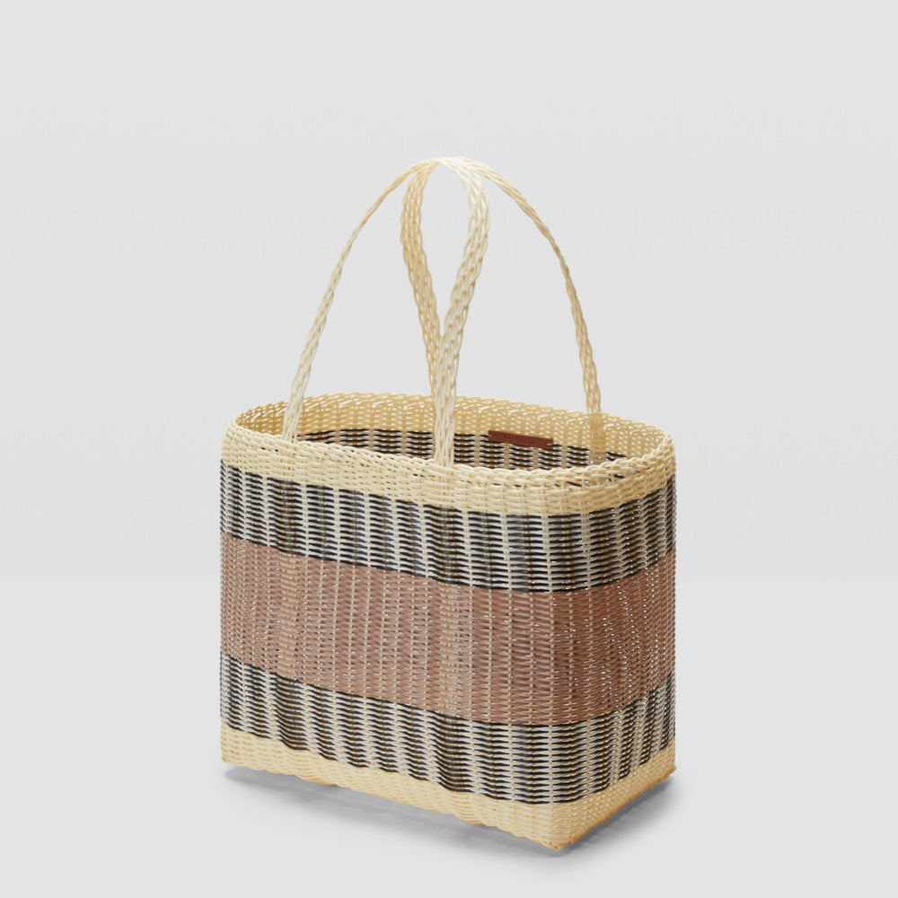 Palorosa Mercado Basket Bag | Medium Vanilla + Powder