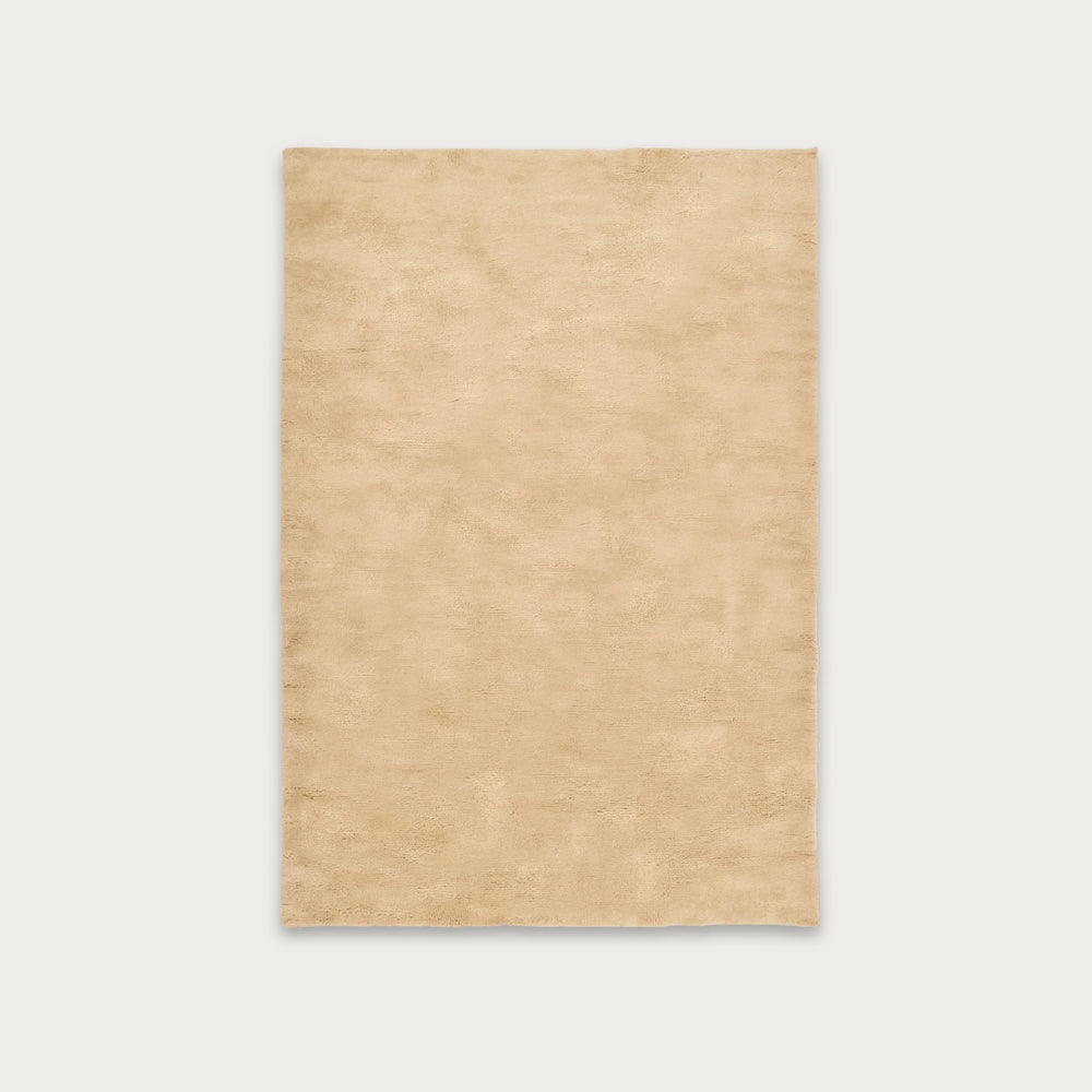 Nelson Cream Washable Wool Fine Cut Pile Rug