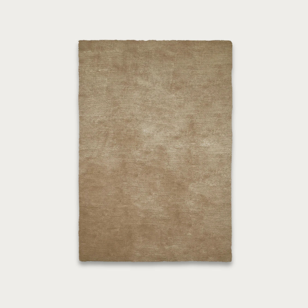 Otago Taupe Washable Wool Berber Rug - image 1