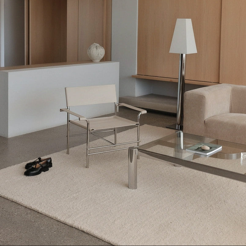 Otago Beige Washable Wool Berber Rug - image 3