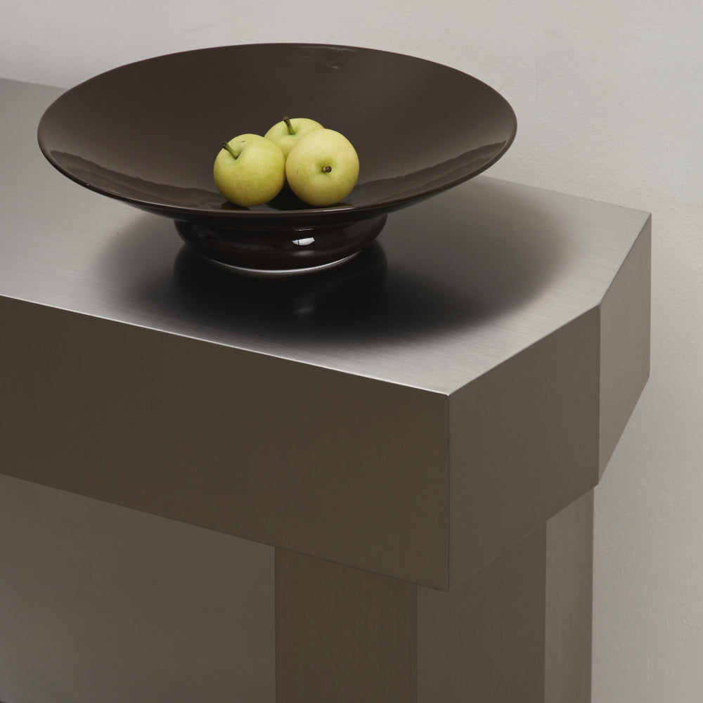 chocolate brown serving dish