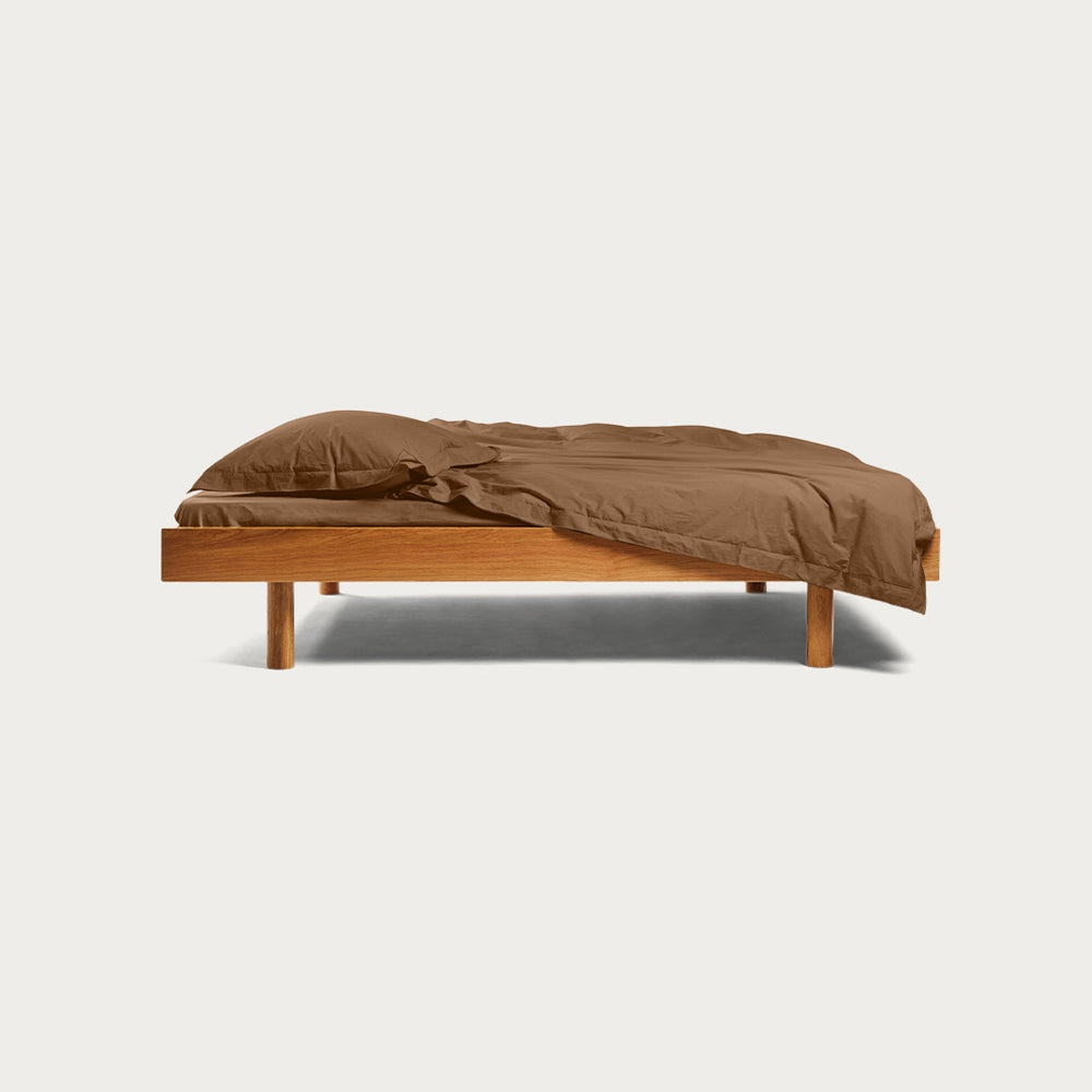 Queen Duvet Cover in Carob