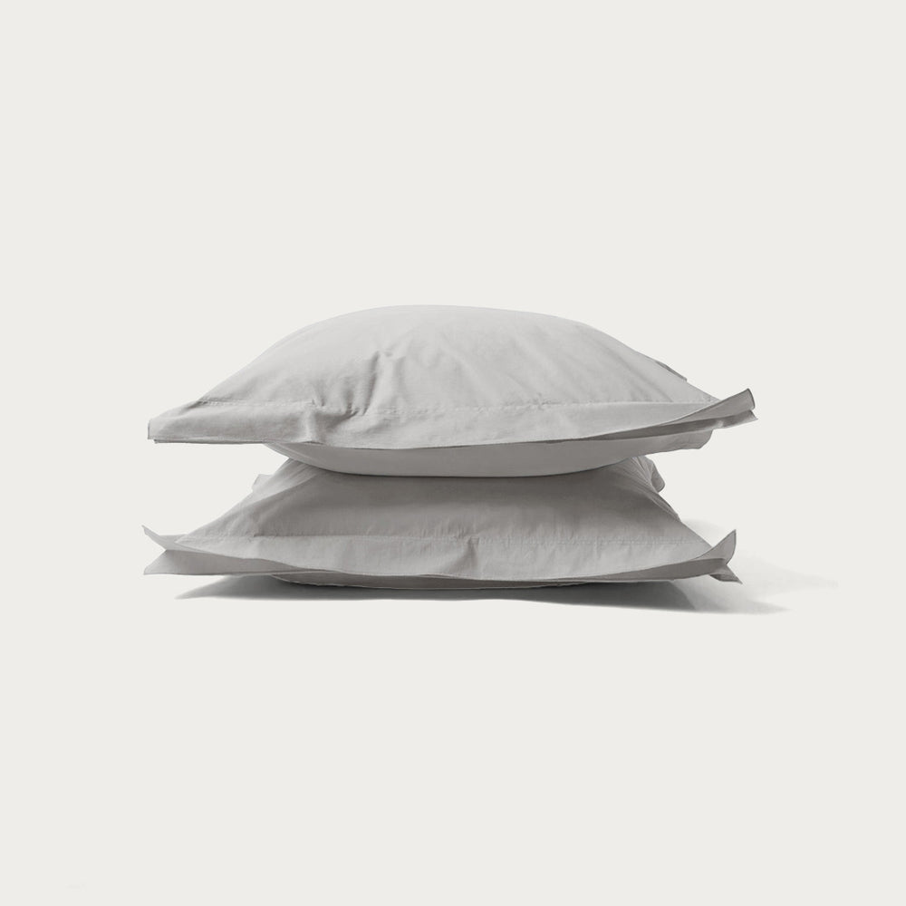 Euro Pillow Pair in Sterling