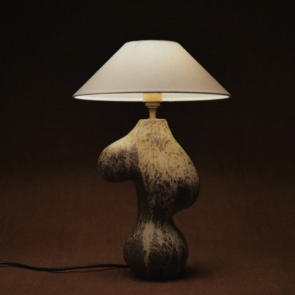 Talu Lamp | Umber & Ivory
